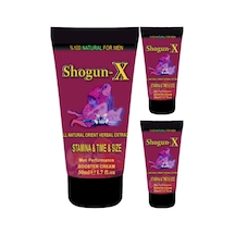 Shogunx Extra Size Cream 3 Adet 50ml Erkeklere Özel "günlük" Penisbakım Masaj Kremi