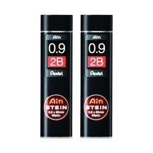 Pentel Mürekkep Kalemi Mekanik Kurşun Kalem Çekirdek Ain Mürekkep Kalem Dolum Karl Stein Politikacı 0,9 Mm 2b C279 2b '2'li Set'