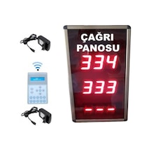Kablosuz Üç Satır Fastfood Sıramatik Numaratör Sistemi Kasa Ölçüsü 30x50 Cm