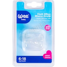 5 Adet Wee Baby Silikon Biberon Emziği Normal Akış No 2