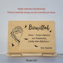 Münzevi Masaüstü Ahşap Rahle/tablet/kitap Tutucu-modelr005