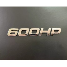 600 Hp Krom Bagaj Yazısı 3m 3d Abs Mercedes 701