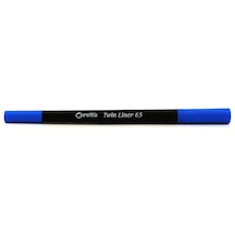 Caretta Twinliner 65-07 A.Mavi Çift Uçlu Kalem