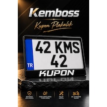 Kupon Yazılı Motosiklet Plakalık
