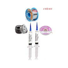 Lehimleme Seti 40 G 0,5 Mm Lehim Teli Cp-2015 Lehim Fitili Flux Lehim Toplama Set Tk25
