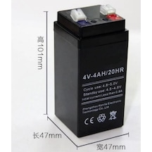 4Volt 4Amper Akü Terazi ve Işıldak Aküsü 47X101X47 MM N11.41