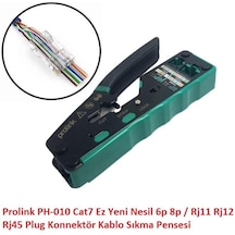 Prolink Ph-010 Cat7 Ez 6p 8p / Rj11 Rj12 Rj45 Plug Konnektör Kablo Sıkma Pensesi