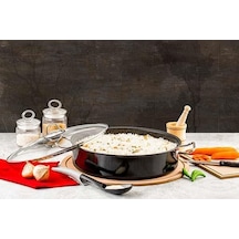 Evimsaray Zest Gusto Granit Basık Tencere 22 Cm Zgkt22