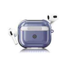 Airpods 3. Nesil Uyumlu Kılıf Zore Shockproof Silikon-Mavi Mavi