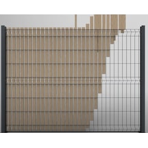 Fenceline Kompozit Panel Çit Çıtası Acı Kahve 153 X 5 X 250 Acı Kahverengi