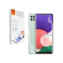 Samsung M12 Kırılmaz Cam Ön Ve Arka 2in1 Özel Kesim Hydrogel Film