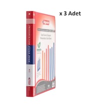 Bigpoint Sunum Dosyası Cepli 40'lı Kırmızı X 3 Adet Diğer