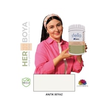 Stella Serisi Yeni Nesil Yüzey Dönüşüm Boyası - Antik Beyaz Diğer