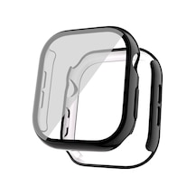 Apple Uyumlu Watch 10 46mm Sert Pc Kasa Electroplatink Çerçeveli Ekran Koruyucu Zore Watch Gard 36