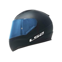 Ls2 Rapıd 2 Mat Siyah Fullface Motosiklet Kaskı Mavi Camlı Mat Siyah