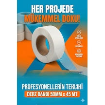 50mm X 45 Mt Derz Bandı Duvar & Tavan Çatlak Tamir Bandı Alçıpan File Derz Bandı Alternatif Güçlü Başlıklar: