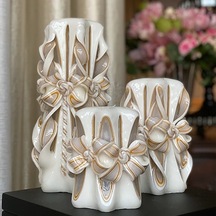 Bej Elegant Mum Floral