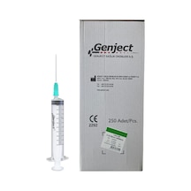 - 10 Ml 3parça 21g 0.80x38mm Enjektör - 250 Adet