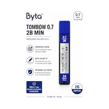 Tombow 0.7 Mm 2b Mekanik Kalem Ucu 24 Adet 60 Mm