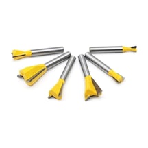 Jinchao-router Bitleri, Ahşap İçin 14 Derece Ahşap İşleme Gravür Bit Freze Kesici, 6mm Shank 1/4 Sahtekâr Eklem