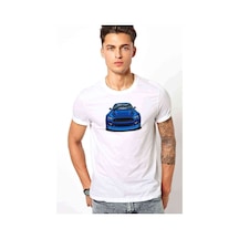 Mustang Baskılı Beyaz Erkek Tshirt