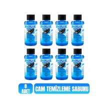 Konsantre Oto Cam Temizleme Sabunu Araç Cam Silecek Suyu 50 Ml X 8 Adet