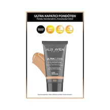 Alix Avien Ultra Kapatıcı Nemlendirici SPF35+ Faktör Ve E & C Vitaminli Fondöten Ultracloser Foundation 03