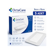 Octacare Esnek Steril Nonwoven Yara Örtüsü 9cm 15cm 5 Adet