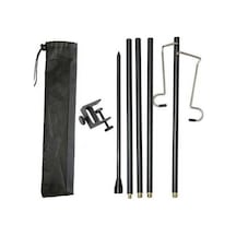 Bloomnest Kamp Lambası Direği - Çıkarılabilir Standı - Hafif Taşınabilir Kamp Feneri - 4 Bölüm - Kancalı - Kamp İçin Uygun Asorti Çok Renkli