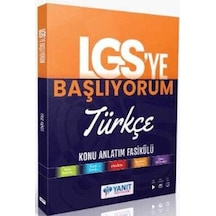 Yanıt Yayınları Lgs Ye Başlıyorum Türkçe Anlatım Fasikülü
