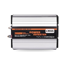 Hegel - İnges 2000 Watt 12 Volt Modifiye Sinüs İnverter - 12v 2 Kw İnvertör - Karavan , Bağ Evi