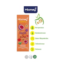İncir Meyve Barı 18 Adet Atıştırmalıklar Vegan, Glutensiz, Koruyucusuz 20gr X 18 Adet