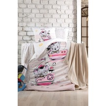 Kristal Sailing Ranforce Bebek Nevresim Takımı - Pembe