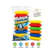 Nistabolje 6 Adet Petek Dokulu Bulaşık Süngeri Sihirli Pratik Sünger