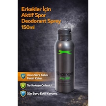 Erkekler İçin Aktif Spor Deodorant Sprey 150 Ml Uzun Süre Kalıcı Ferah Koku