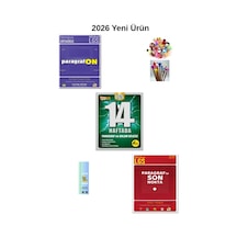 Tonguç 8. Sınıf Paragraf Seti 3 Kitap On+son Nokta+14 Haftada Anlam Bilgisi Tırtıl A+kalem B.