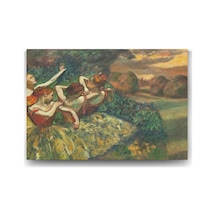 Degas - Four Dancers Tablosu - 140x100cm 7/8 Yaş