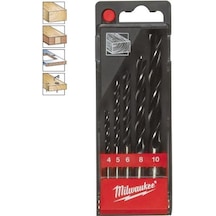 Milwaukee Ahşap Matkap Ucu Seti 5 Lı 4.5.6.8.10