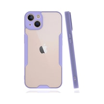 Zenviya21 Apple iPhone Uyumlu  14 Plus Kılıf Platin Silikon - Lila Zenya785 renkli