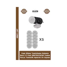 Cam Silme Temizleme Robotu Bezi 5 Li Set Ddc55/c6/s8 Yedek Parça Temizlik Aparatı Ev Eşyası