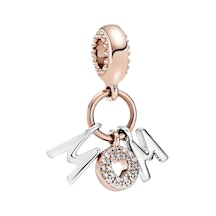 Nur Silver Mom Yazılı Gümüş Charm Nur-bl01213