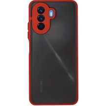 Newface Huawei Nova Y70 Kılıf Montreal Silikon Kapak - Kırmızı