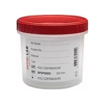 Patoloji Numunesi Kabı 500 Ml Spesmen Kabı 0.5 Lt Beyaz