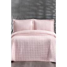 Estiva Çift Kişilik Yatak Örtüsü Pudra Pudra