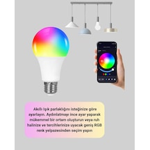 Enerji Verimli Akıllı Led Ampul Uzaktan Kontrol Özellikli Mh-hs9610-9390 Diğer
