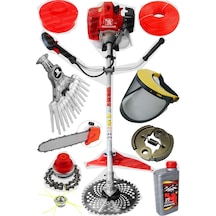 Swazer S10 Süper Set Yan Tipi Tırpan + 2T Yağ + Canavar Başlık +