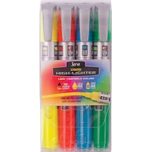 Serve Likit Fosforlu Kalem 4'lü Takim SV-LKTFB4KRPB Çok Renkli