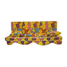 Mirzademarket Salıncak Minderi Pamuk/Polyester Kumaş Gri Sünger Fermuarlı 3 Kiş (404575124) Beyaz