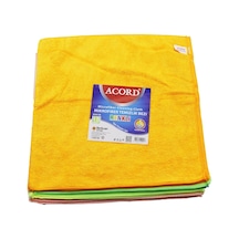 15 Adet Acord Kod-536 Dökme 40x40cm Renkli Mikrofiber Temizlik Bezi Ekstra Emici Tüm Yüzeyler İçin 0
