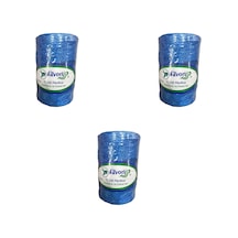 Favori İp 5000 Denye -0.8 Mm- Ambalaj Ve Paket İpi Naylon Burgulu Örgü Çamaşır İpi - Mavi - 3 Adet